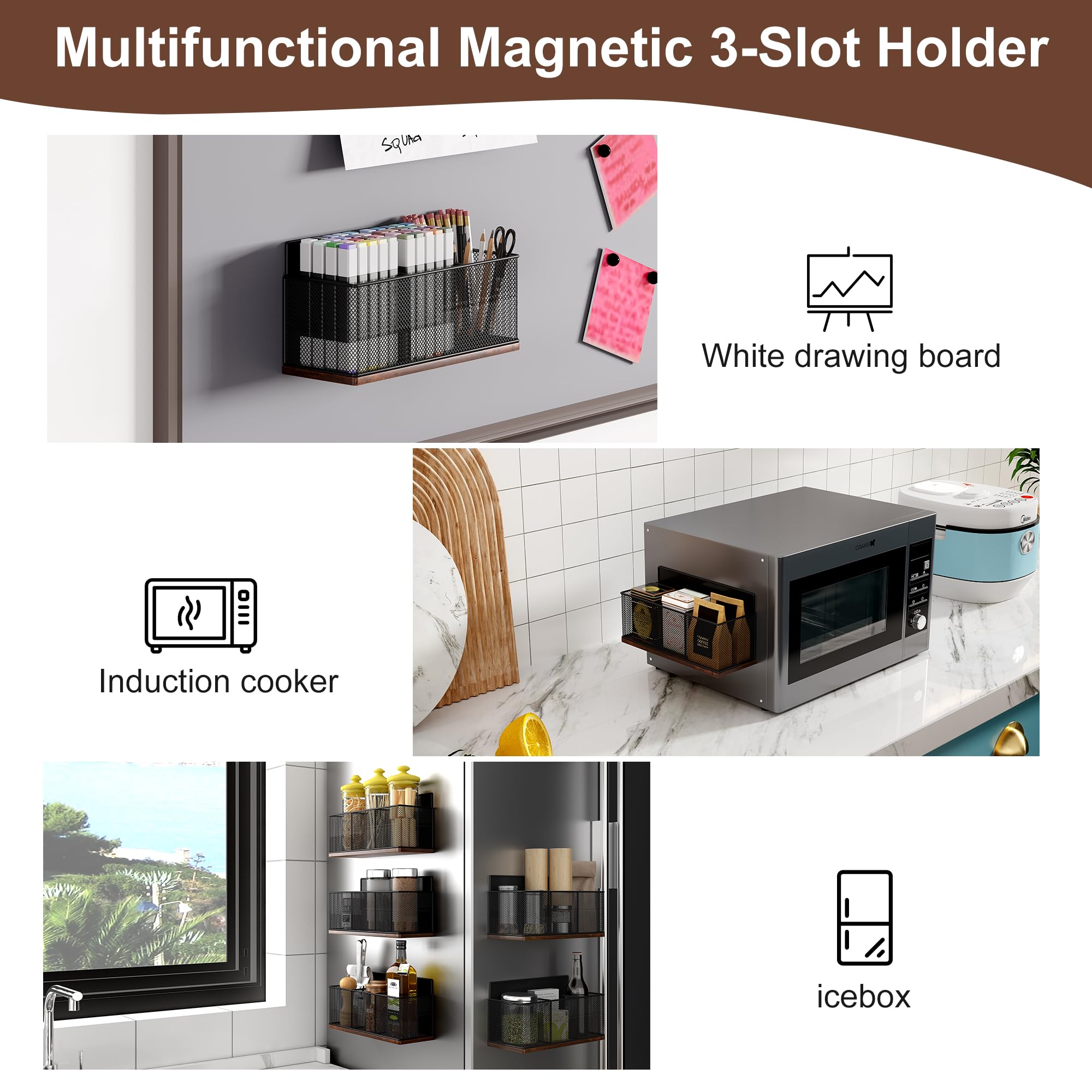 IZLIF Dimensiones útiles: 13,7W x 10,9D x 5,87H, ahorro de encimera.