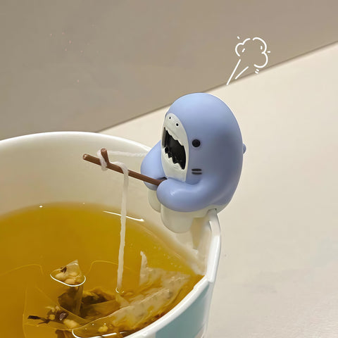 Infusor tiburon JackCao con diseño divertido para tazas
