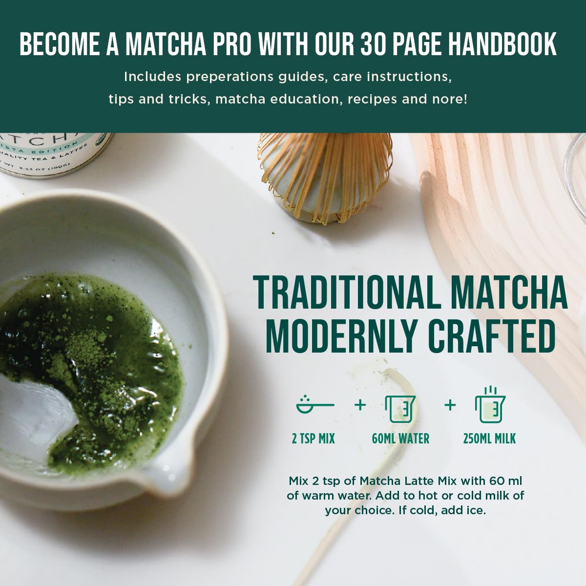 Jade Leaf Matcha: empaque elegante, regalo perfecto para amantes del té.