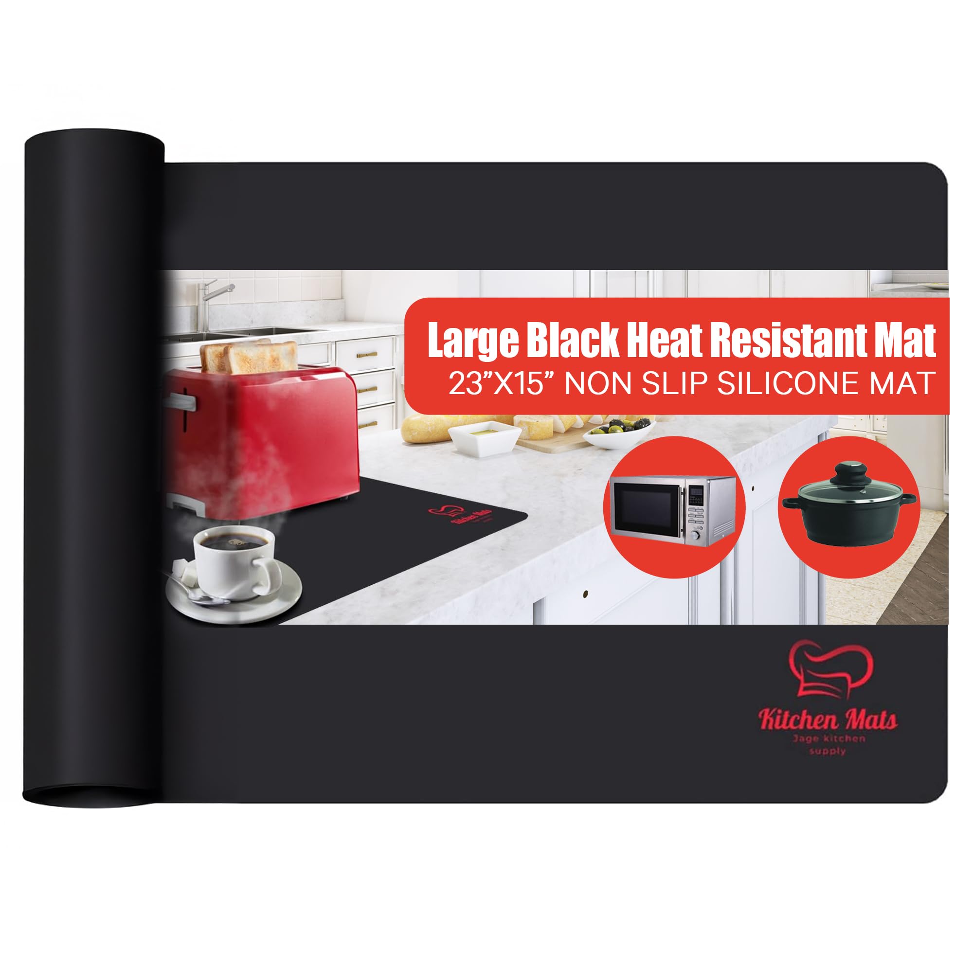 Almohadilla de silicona Jage Kitchen Supply, superficie caliente para encimera