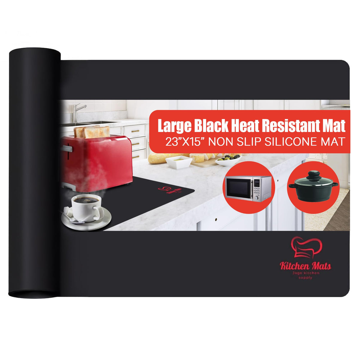 Almohadilla de silicona Jage Kitchen Supply, superficie caliente para encimera