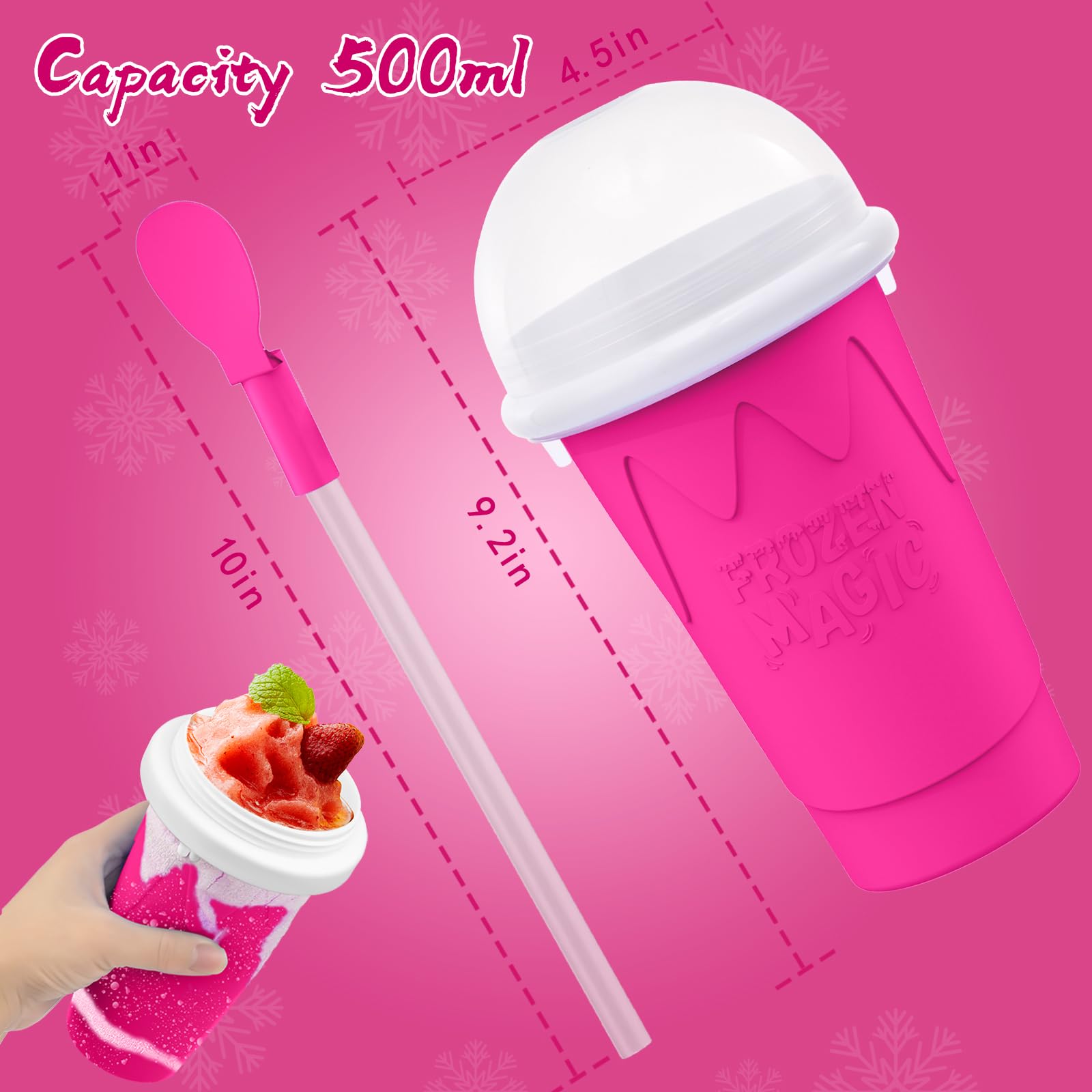 Jairuty Slushie con doble capa y diseño portátil