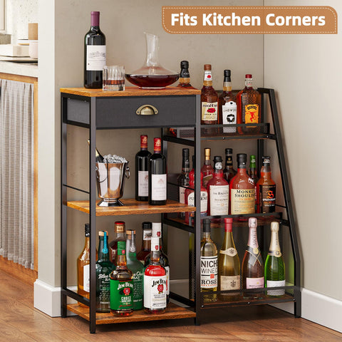 Mueble-bar compacto de Jakyitvi ideal para cocinas pequeñas.