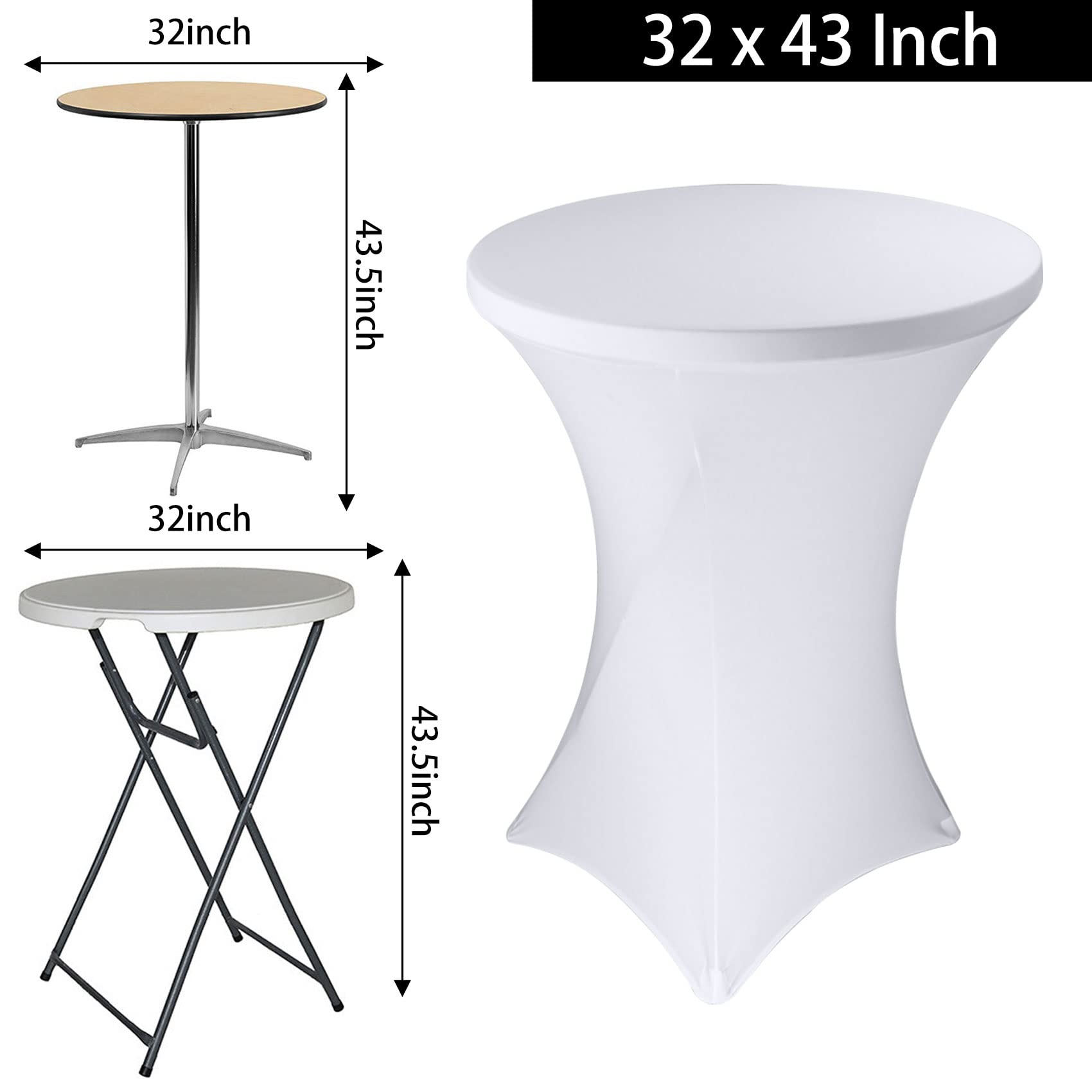 Mantel JALANCY espandex, bolsillos para patas para una sujeción estable.