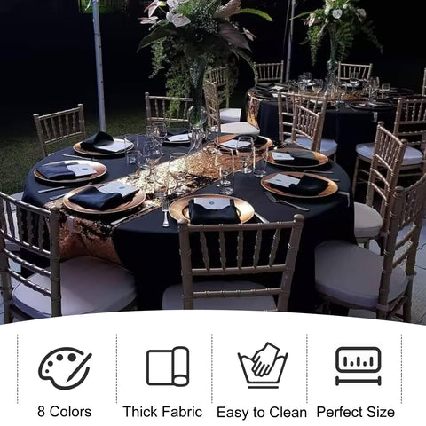 Uso versátil para múltiples eventos con acabado uniforme.
