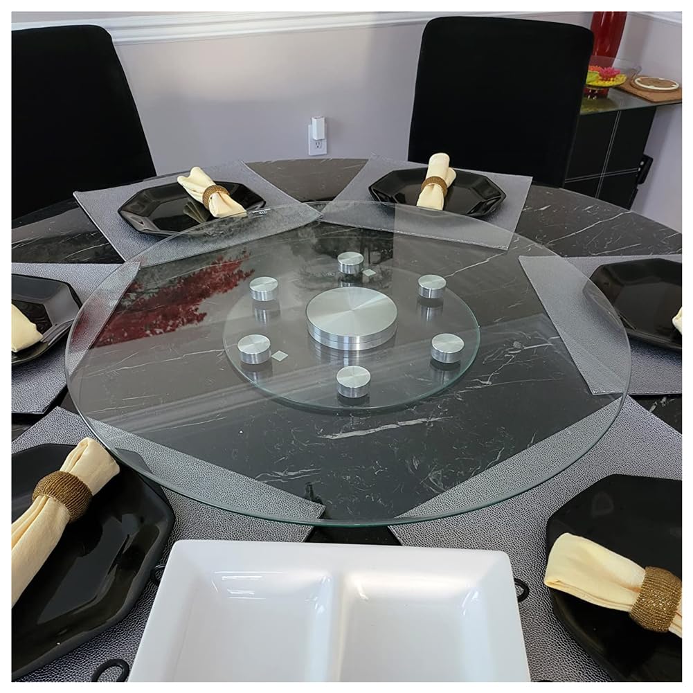 Jalidun Lazy Susan con ruedas, movimiento suave y alcance rápido.