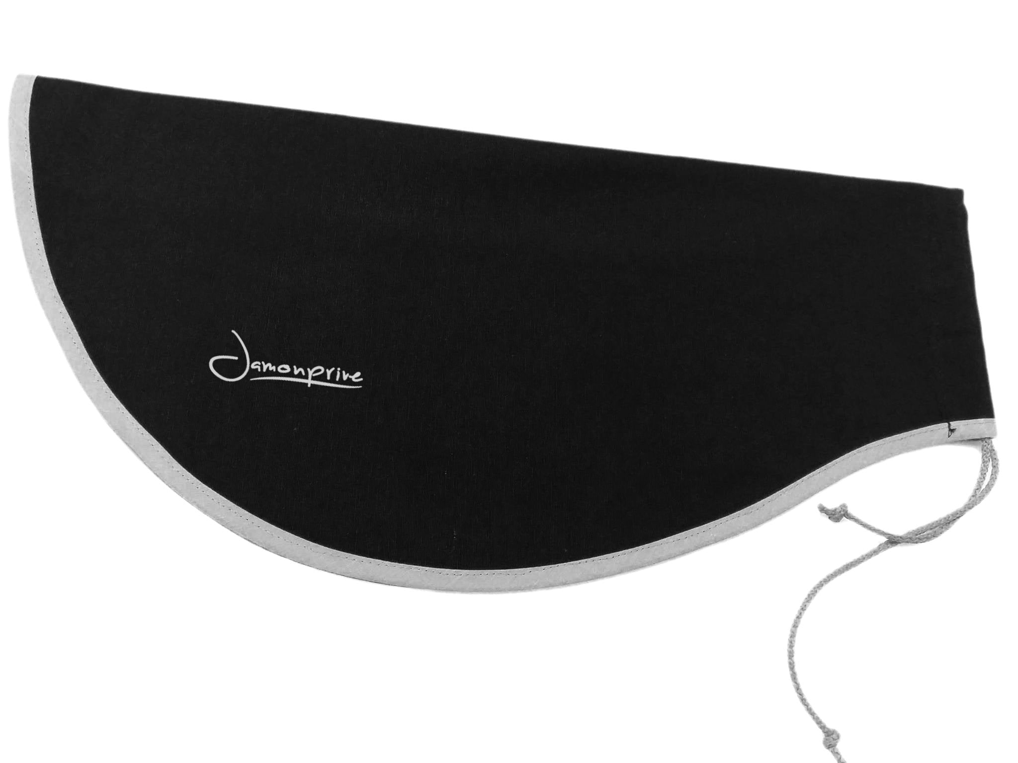 Jamonprive funda jamón negro detalle de borde: durabilidad y acabado.
