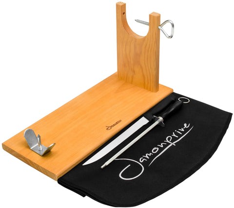 Cuchillo Jamonprive para cortes finos y precisos con filo estable.