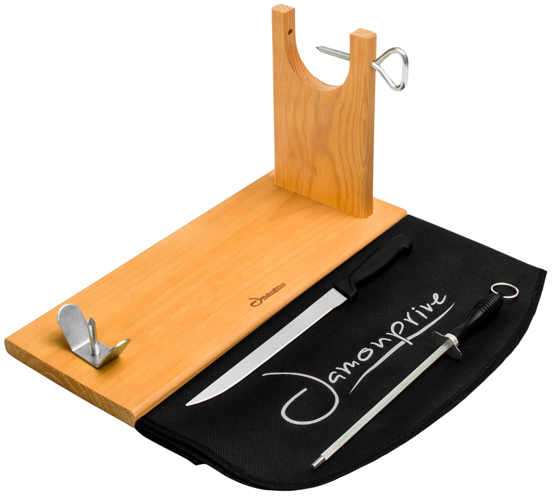 Piedra afilar Jamonprive para mantener el cuchillo afilado entre usos.