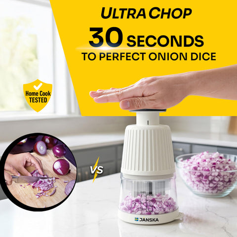 JANSKA Ultrachop hoja de acero inoxidable afilada para cortes precisos