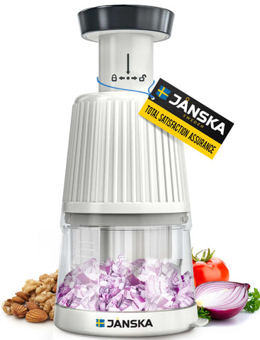JANSKA Ultrachop empuje cortador de vegetales para preparación rápida