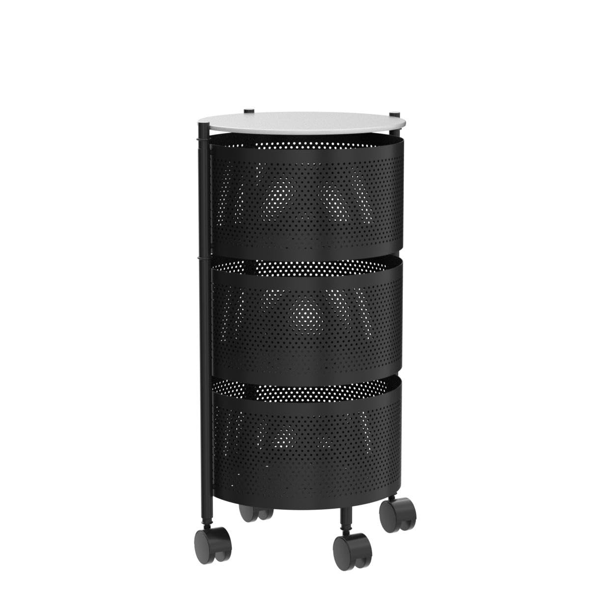 Estante multifuncional blanco para cocina, sala o dormitorio.