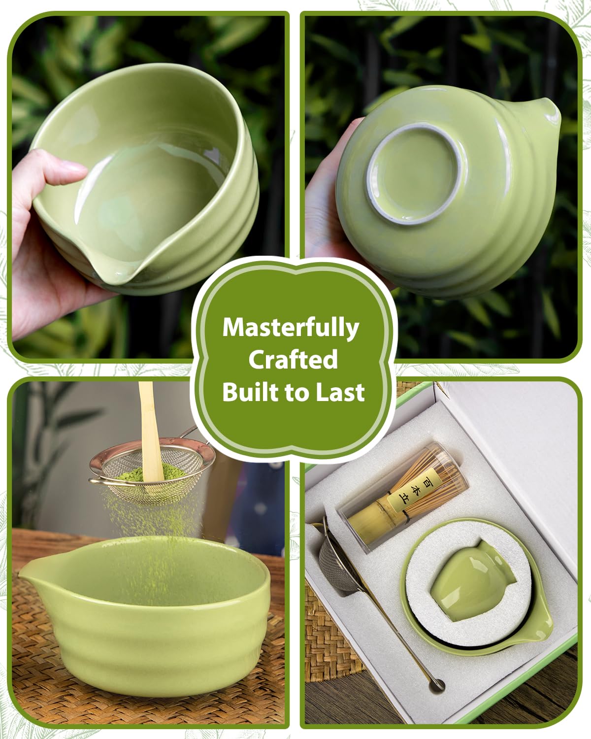 Jardin Tesoro cuchara medidora para dosis precisa de matcha