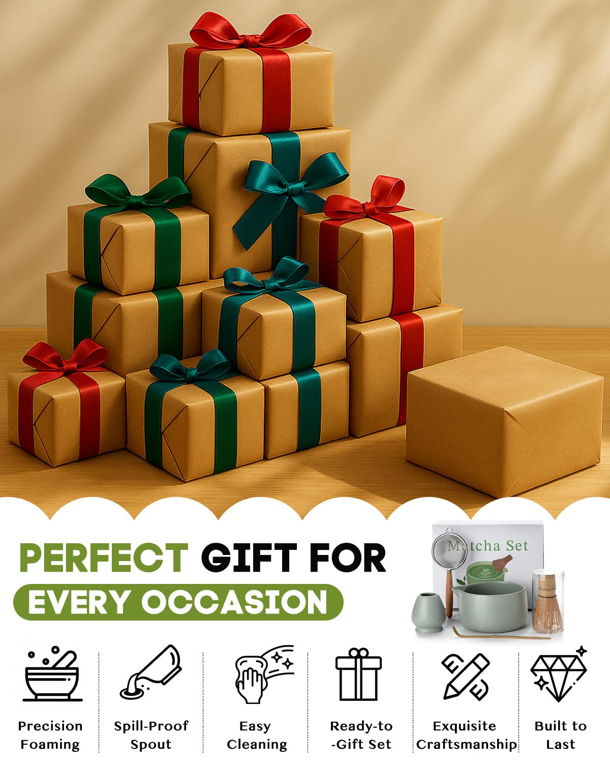 Jardin Tesoro estuche regalo elegante para amantes del matcha