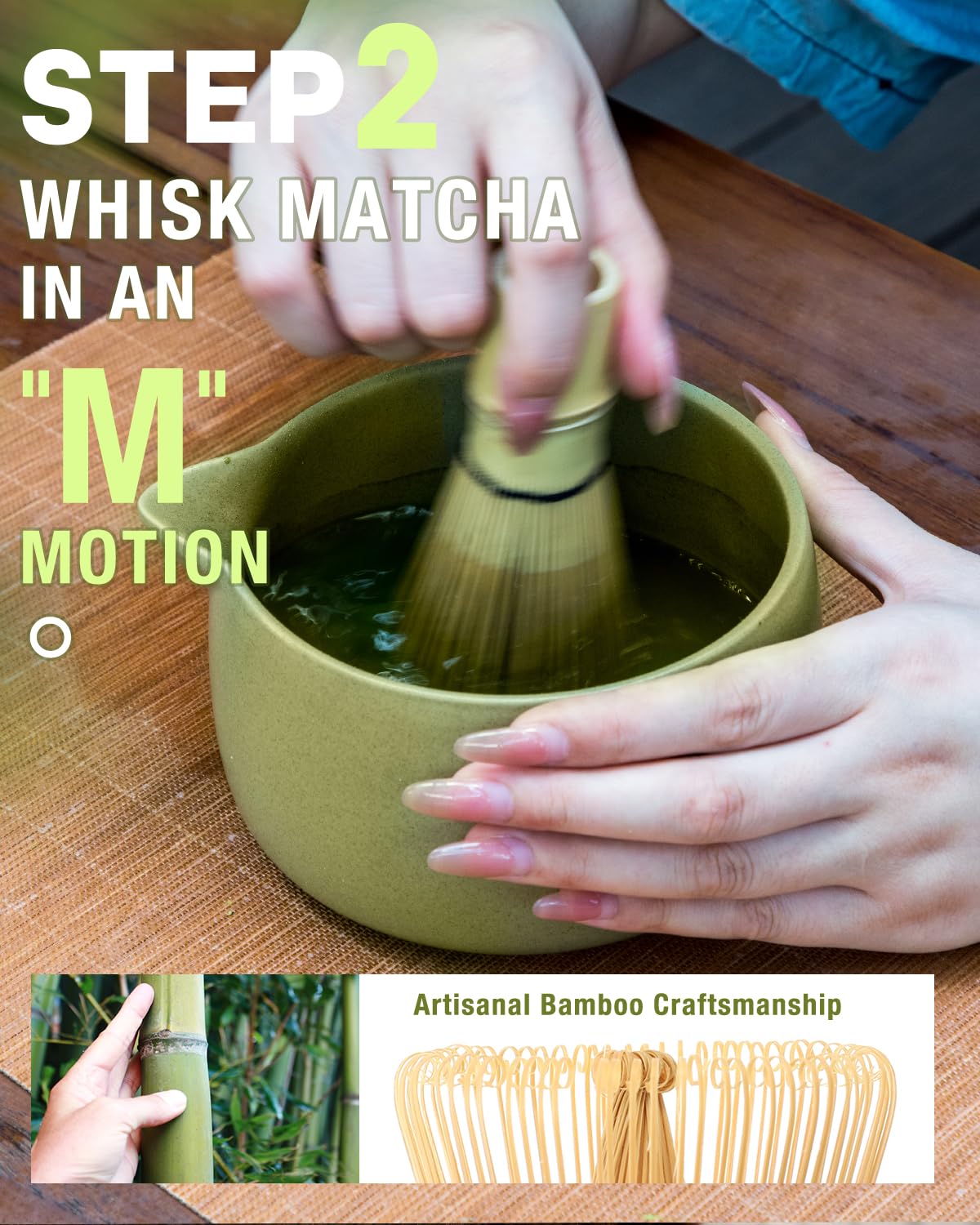 Set de 5 piezas para ceremonia de matcha en casa