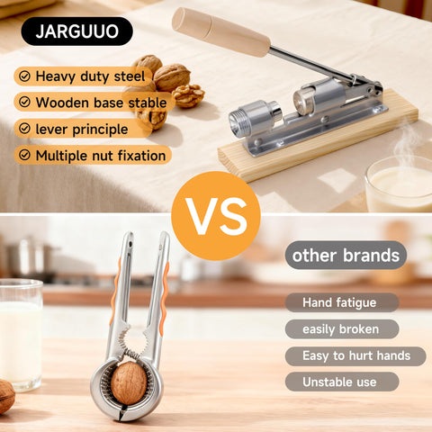 JARGUUO rompenueces manual sin ensamblaje, listo para usar