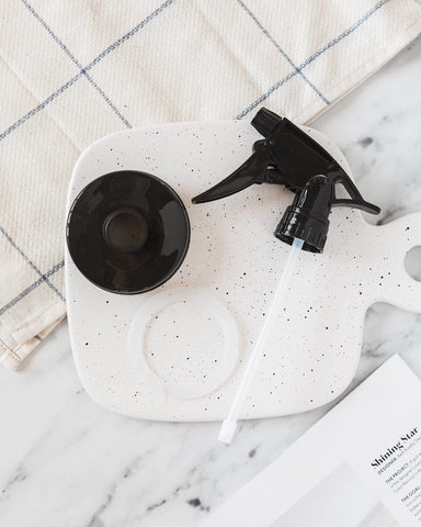Jarmazing Products tapa rociadora negra montaje fácil para limpieza del hogar