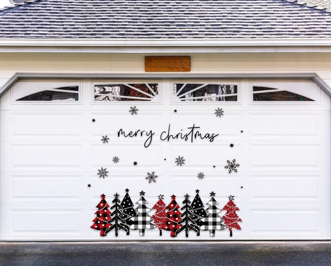Mensaje Feliz Navidad en imanes; regalo decorativo para temporada navideña.