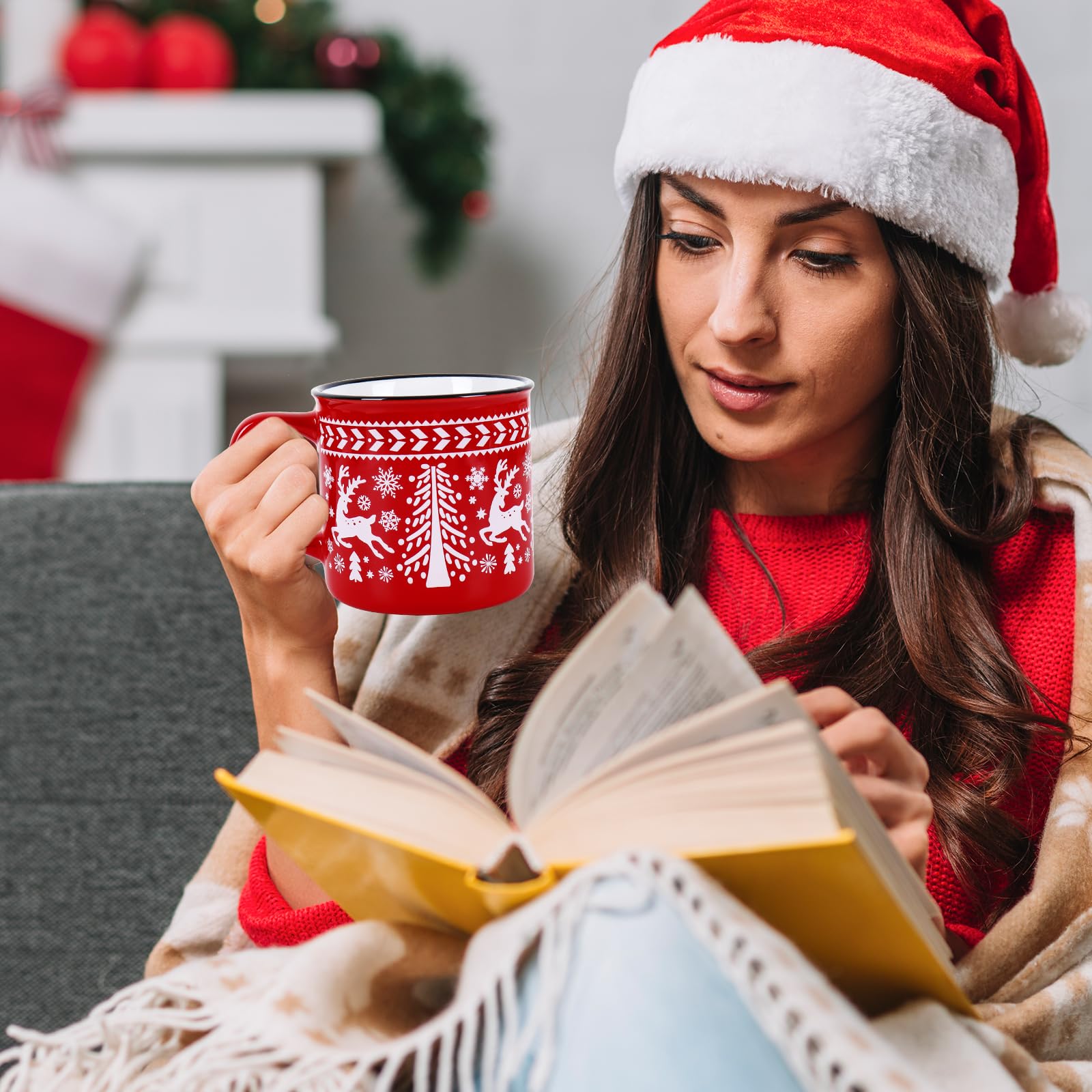 JarThenaAMCS tazas-navidad-uso-casero-oficina, ideales para reuniones.