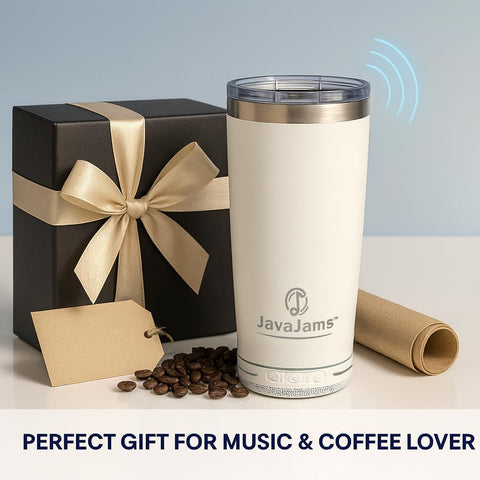 JavaJams: regalo práctico para amantes del café y la música