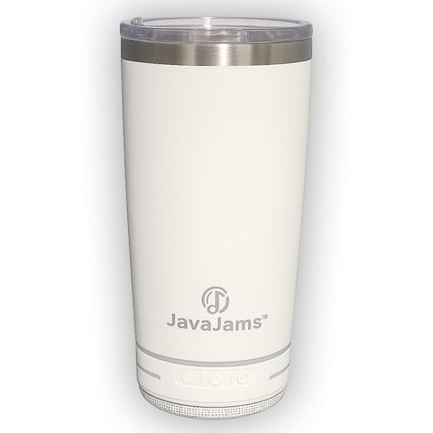 JavaJams: vaso con altavoz inalámbrico para disfrutar música mientras bebes café caliente