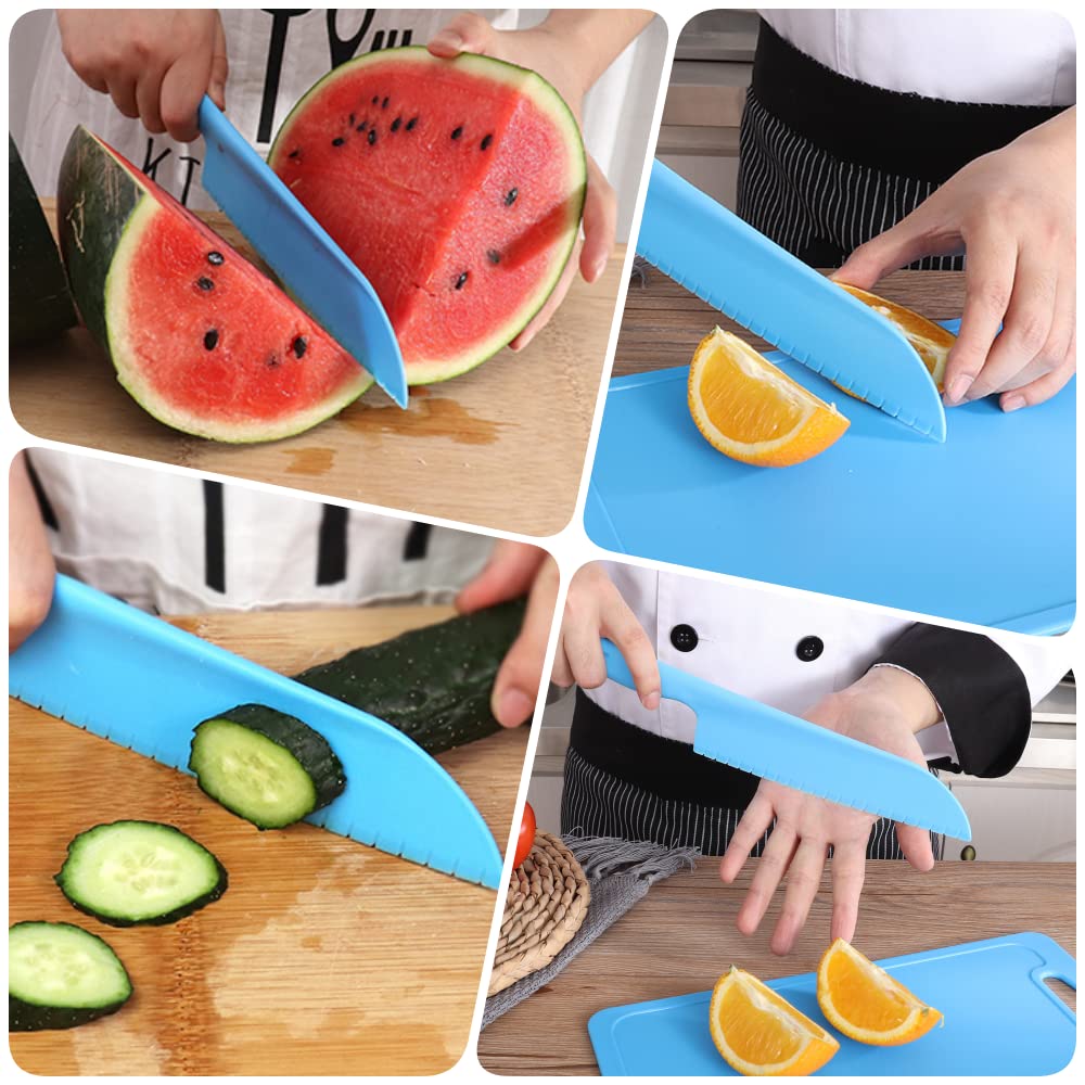 Jawbush cuchillo-serrado-verduras-frutas: cortes limpios sin desgarro para verduras y frutas