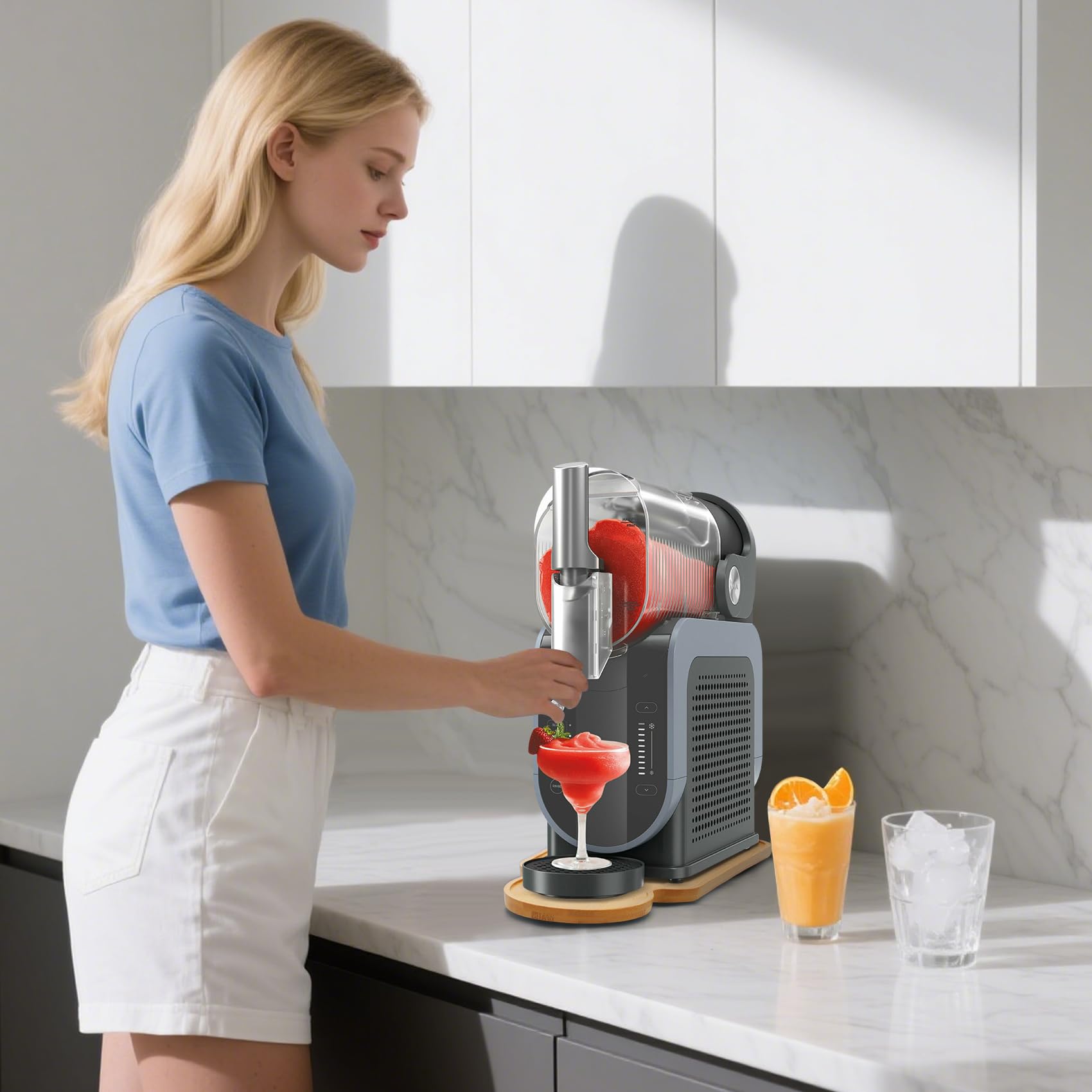 Accesorio práctico de cocina Jayobgo con diseño elegante para slushie.