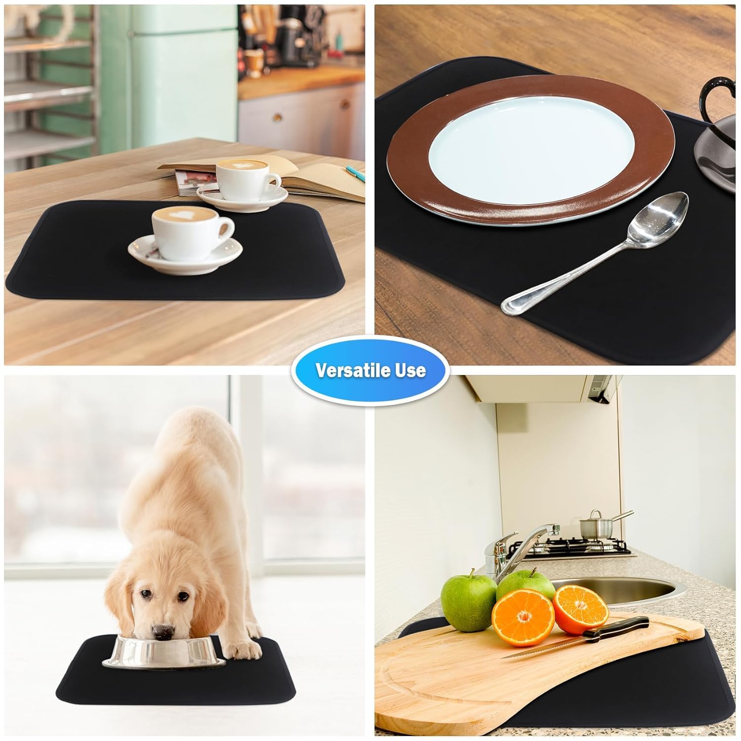 Ideal para cocina o bar, mantiene superficies secas.