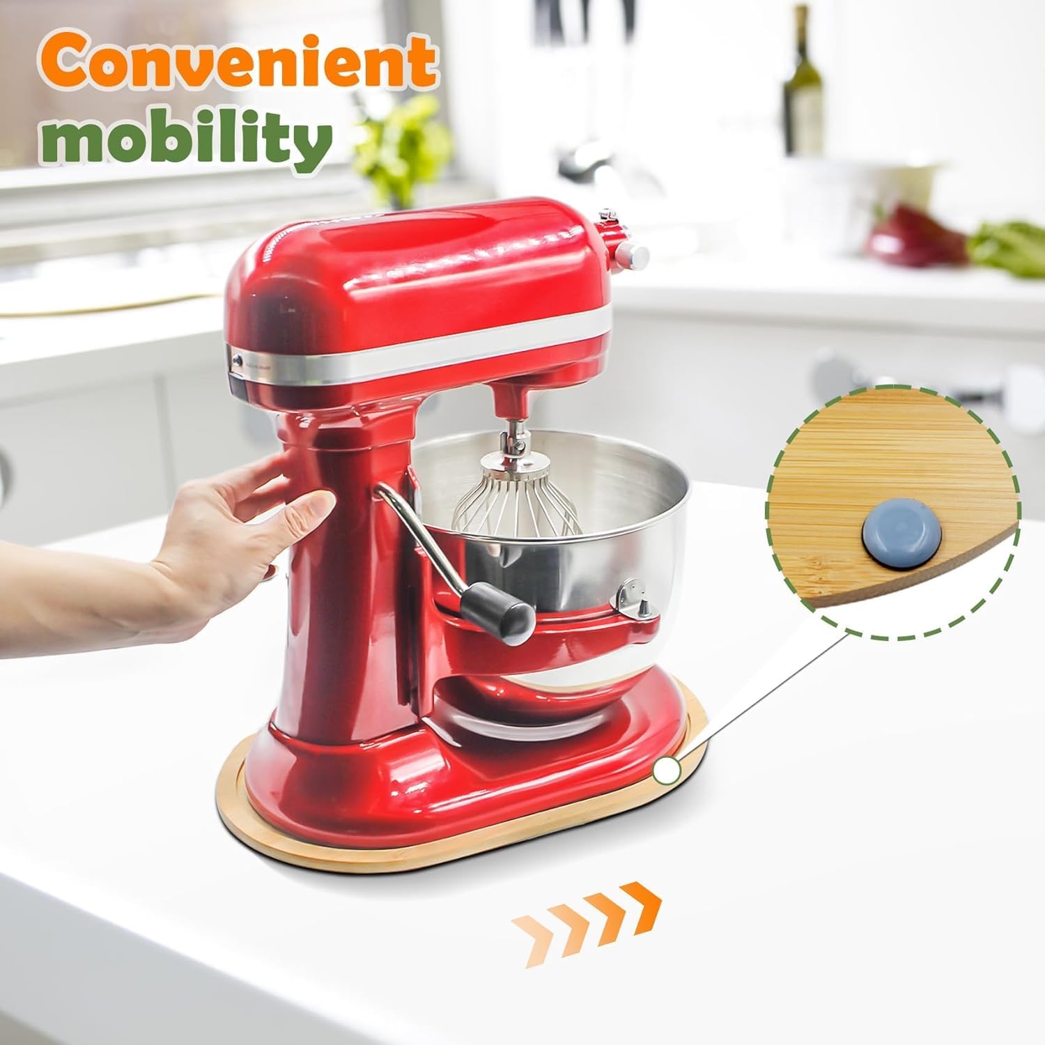 JAYOBGO movilidad fácil de la batidora en la cocina