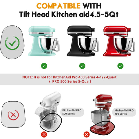JAYOBGO protección de encimera en bambú para KitchenAid, evita rayaduras.