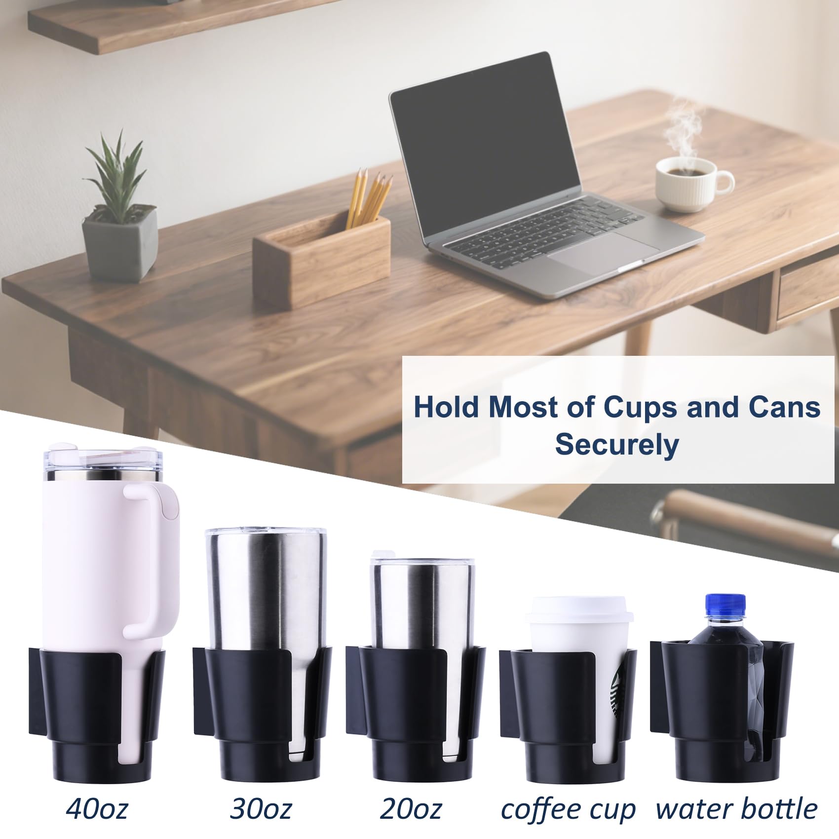 JAZBREY porta-vasos para botellas de 20 a 40 onzas, versátil