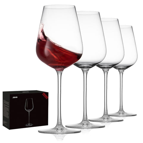 Vaso JBHO Bordeaux en cristal sin plomo para realzar aromas.