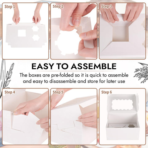 Caja para regalo y para llevar con diseño claro y elegante JCD