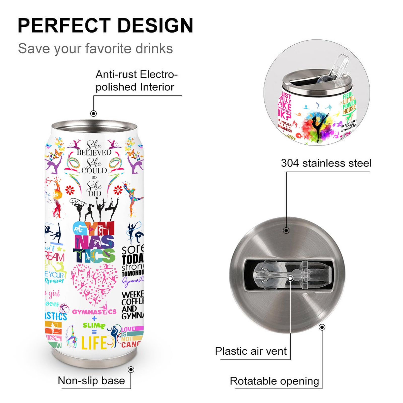 Diseño portátil que cabe en la mayoría de portavasos