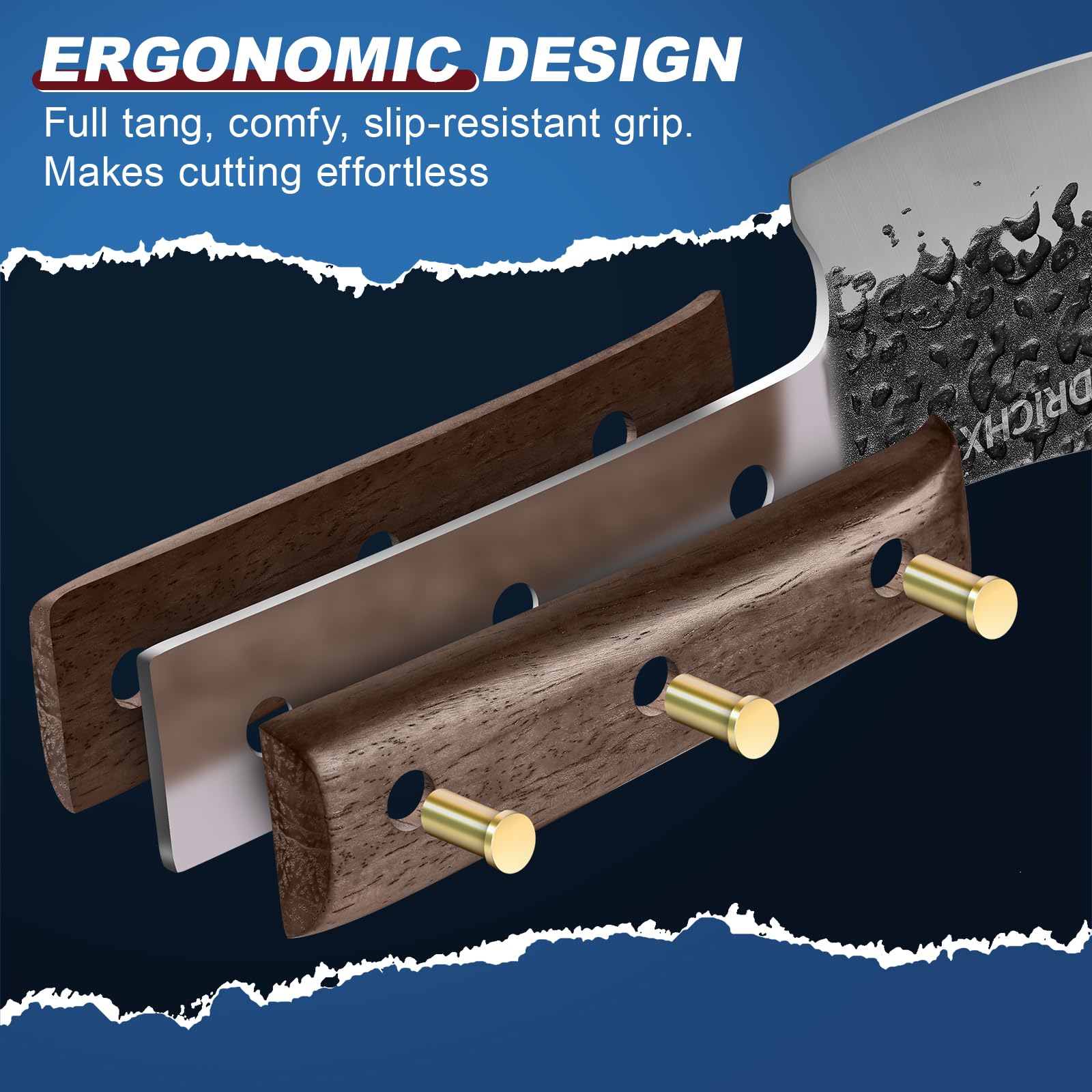 Cuchillo deshuesar-utilidad de 5,7 pulgadas JDRICHX, precisión para detalles.