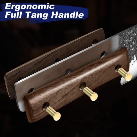 Cuchillo JDRICHX espiga-completa-8-pulgadas para mayor estabilidad