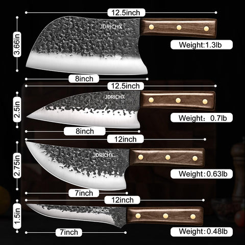 Cuchillo JDRICHX filetear-pescado-7-pulgadas para filetes limpios