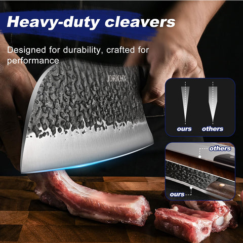 Cuchillo JDRICHX serbio-chef-8-pulgadas para picar y rebanar con control