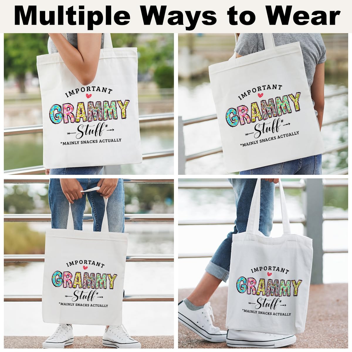 jealance bolsa tote regalo perfecto para amigas y abuelas.