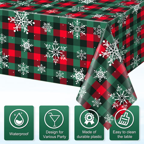 Funda de mesa grande de 137x274 cm para 8-10 comensales
