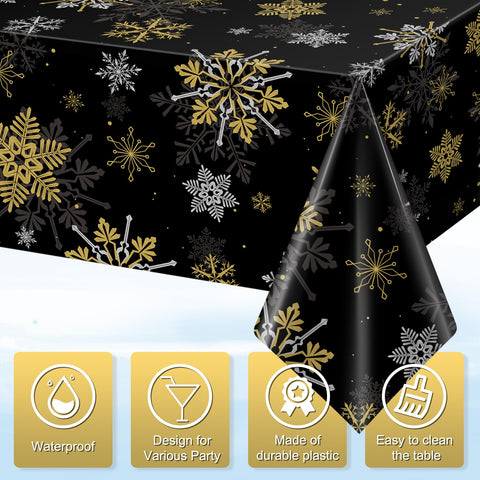 Mantel Jectivs 54x108 pulgadas, perfecto para mesas largas en Navidad