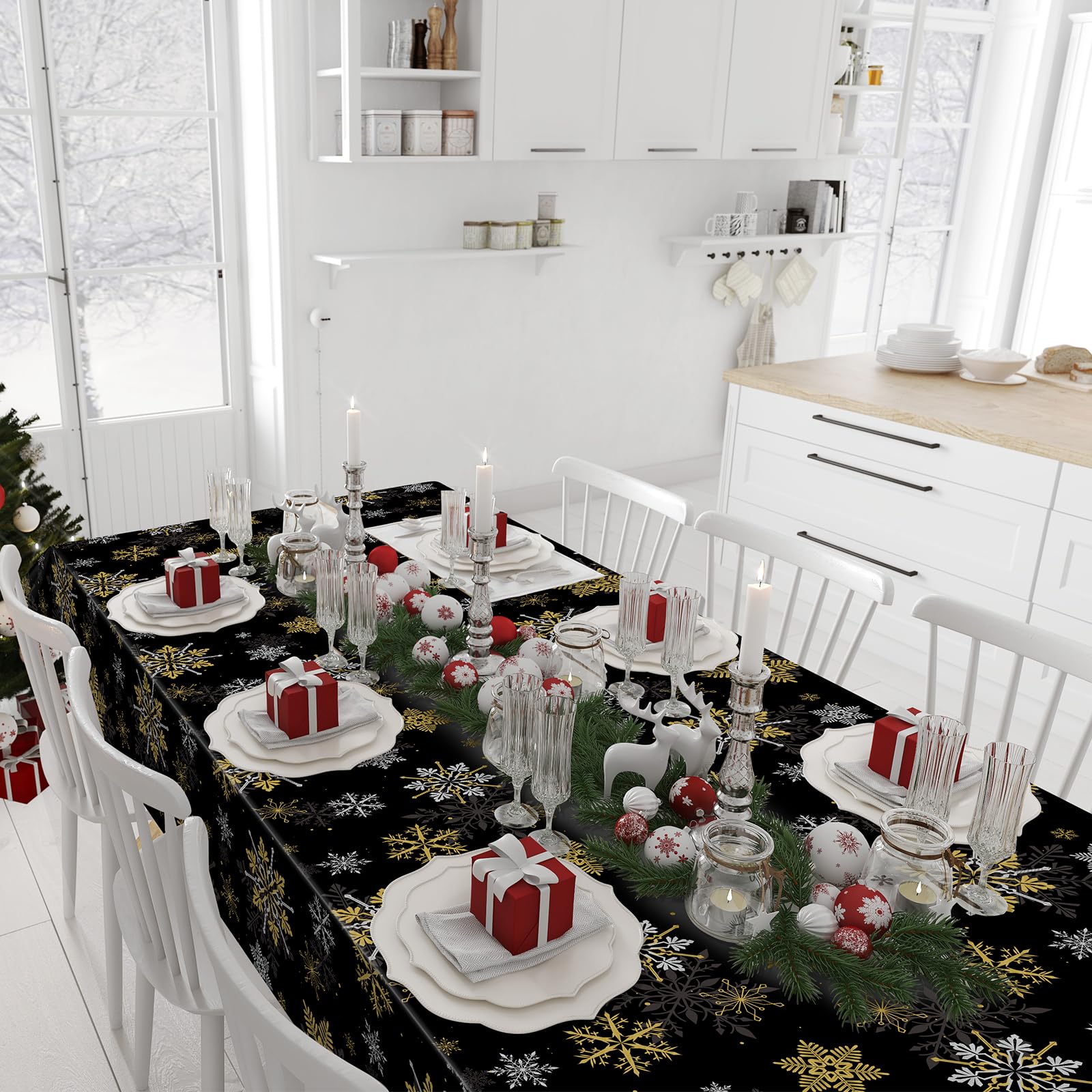 Mantel Jectivs para fiestas de Año Nuevo y Celebración de bebé con estilo