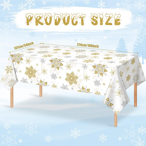 Mantel nieve plateado blanco de Jectivs, diseño deslumbrante para eventos.