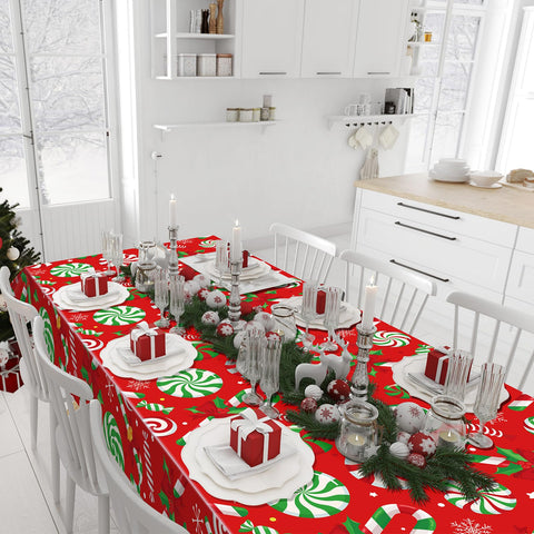 Mantel plástico Jectivs con diseño de regalos, perfecto para comidas temáticas