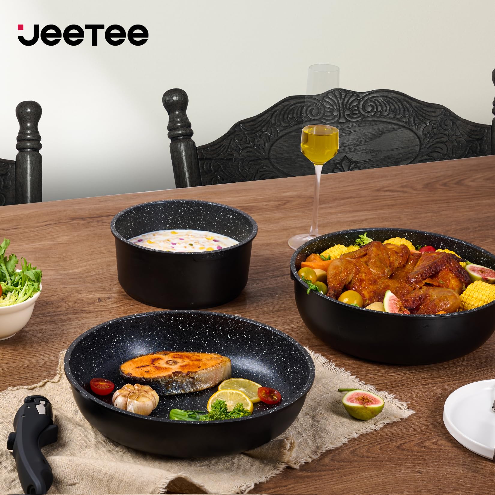 JEETEE mango desmontable para traslado fácil
