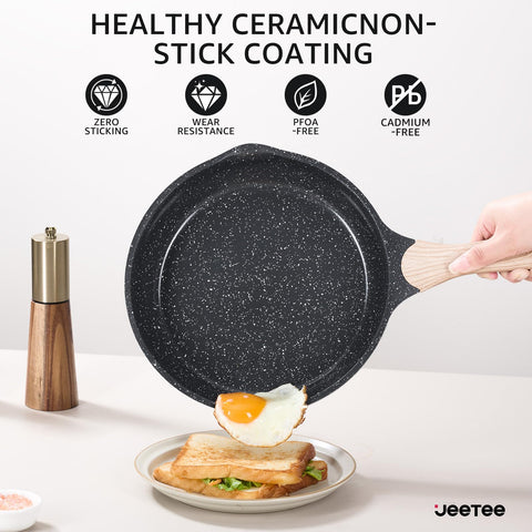 Plancha JEETEE de 9,5 pulgadas para asar y hacer tostadas.