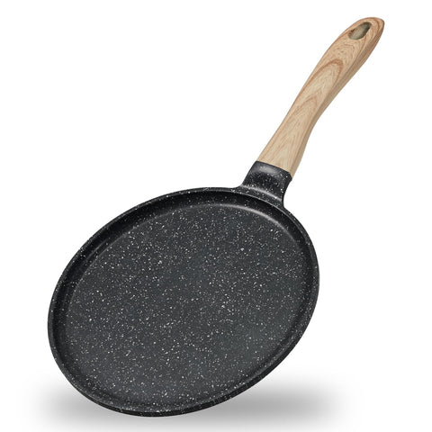 JEETEE Sartén Crepe con granito antiadherente para cocinar con menos aceite