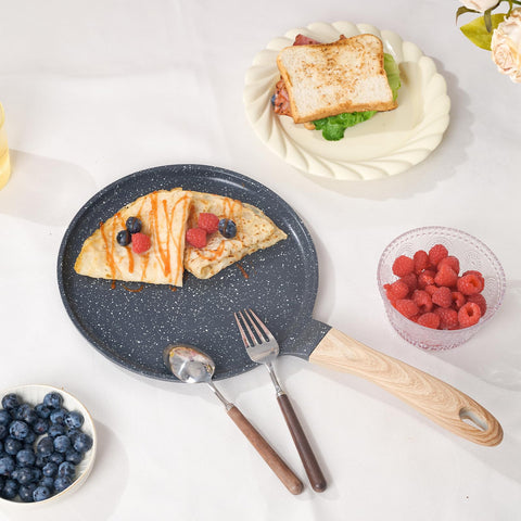 JEETEE Sartén Crepe fácil de limpiar gracias al recubrimiento granito