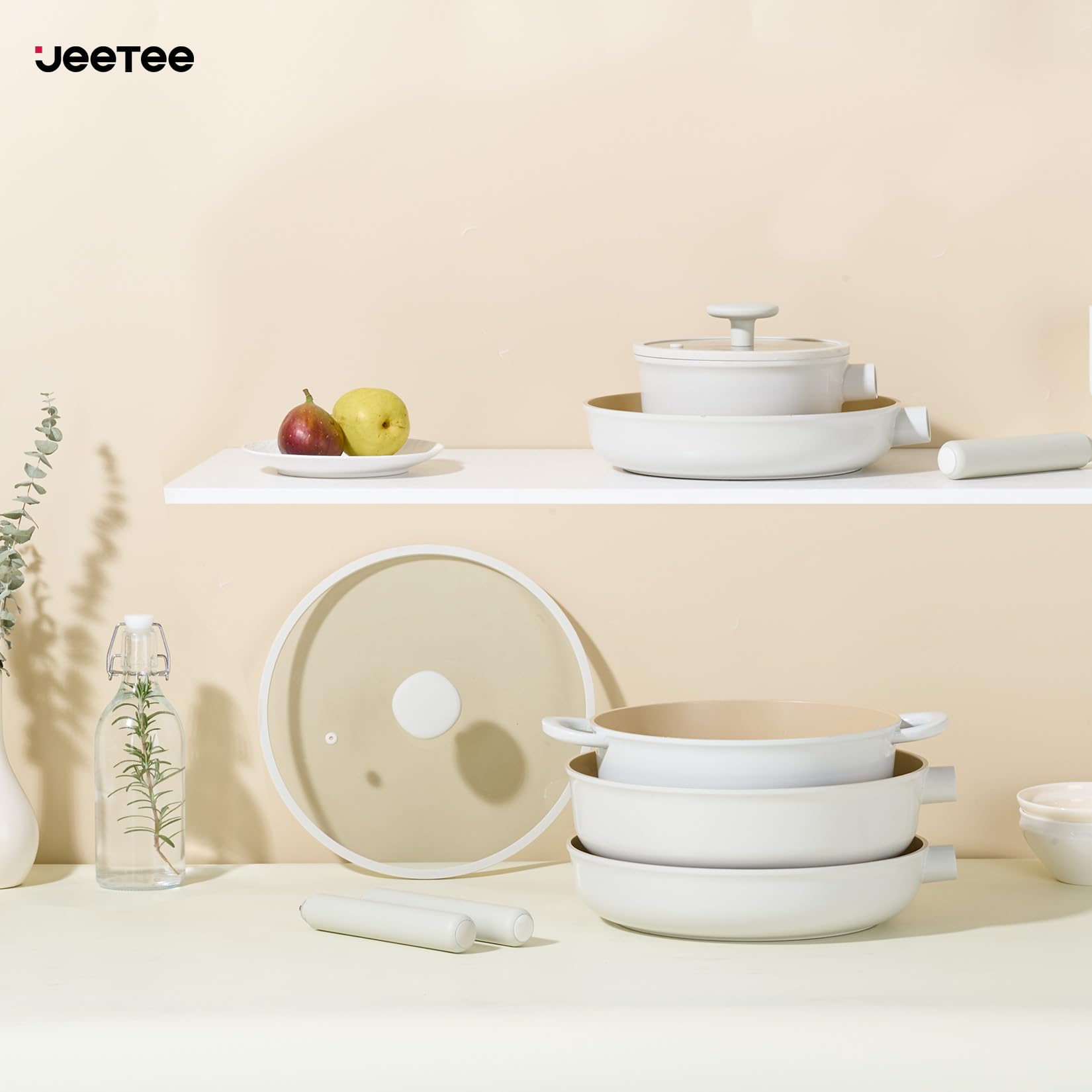 JEETEE utensilios de silicona incluidos, manejo cómodo y seguro