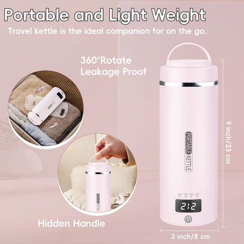 Conector USB y base de carga del hervidor JEKABA rosa
